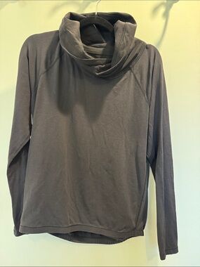 lululemon athletica Black Cowl Neck Long Sleeve Sweater